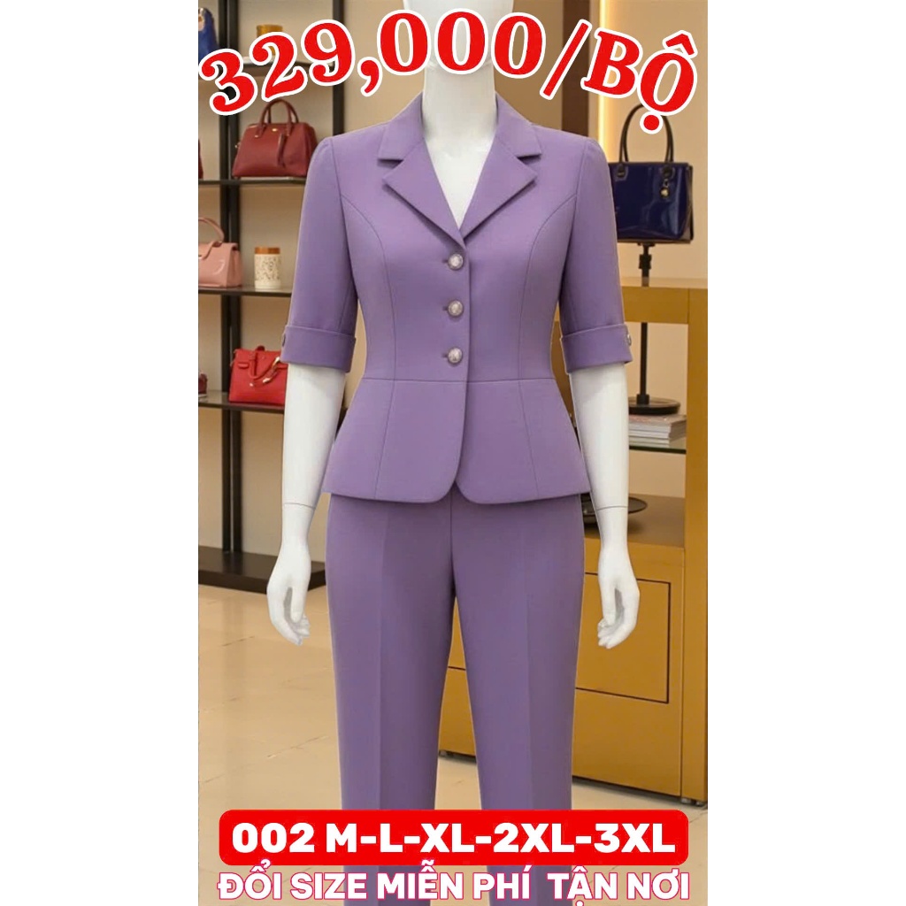 SET BỘ VEST 3 NÚT 002