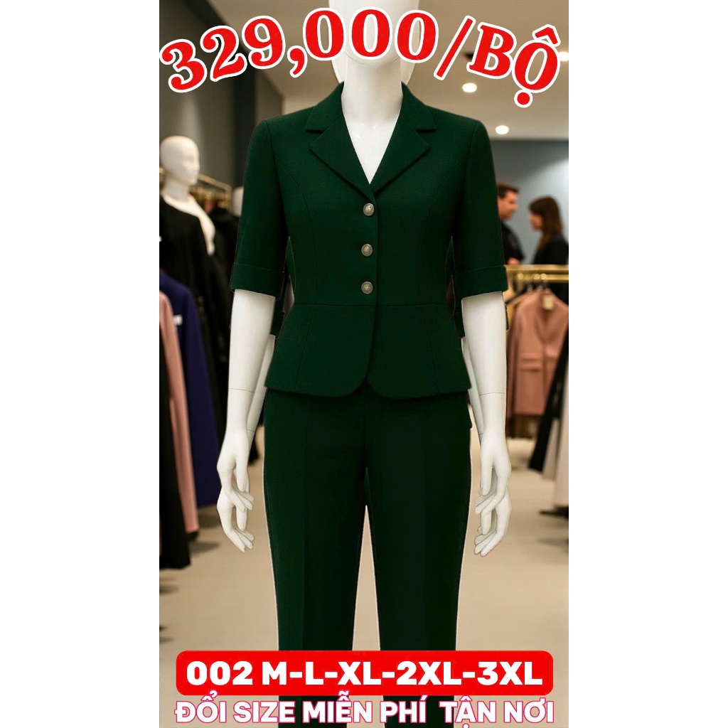 SET BỘ VEST 3 NÚT 002