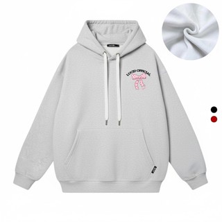 Áo Hoodie Local Brand Unisex LUCID Nơ Nam Nữ Nỉ Lông Cáo Form Rộng Mũ 2 Lớp Siêu To