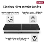 Bếp Từ Đôi Nhập Khẩu FUJIHOME IC2602S, Bếp Từ 2 Vùng Nấu Điều Khiển Cảm Ứng Nấu Nhanh Tiết Kiệm Điện — ảnh 8