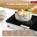 Bếp Từ Đôi Nhập Khẩu FUJIHOME IC2602S, Bếp Từ 2 Vùng Nấu Điều Khiển Cảm Ứng Nấu Nhanh Tiết Kiệm Điện — ảnh 4