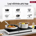 Bếp Từ Đôi Nhập Khẩu FUJIHOME IC2602S, Bếp Từ 2 Vùng Nấu Điều Khiển Cảm Ứng Nấu Nhanh Tiết Kiệm Điện — ảnh 6