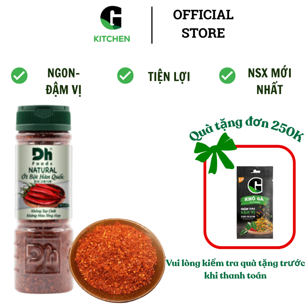 Natural Ớt bột Hàn Quốc DH Food 80g