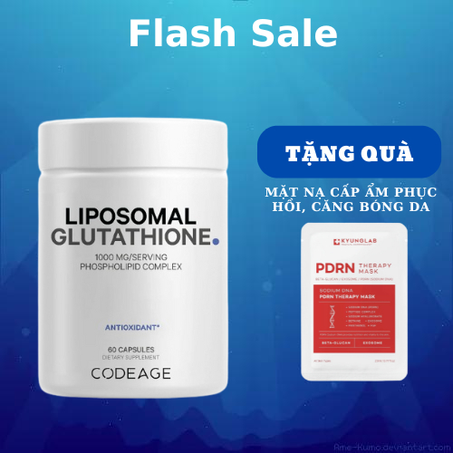 HNG CNG TY] Vin Ung Trng Da Glutathione Codeage 1000mg Liposomal Trng  Da M Thm Nm, Thi c, Tn Nhang 60 vin | Shopee Vit Nam
