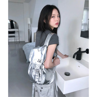 Balo Glossy mini BackPack (2colors) - Order Korea