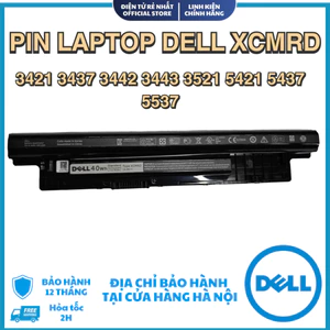 Pin Dell XCMRD Inspiron 3421 3521 15 3000 3542 3442 3543 Vostro 2421 2521 BH 12 Tháng