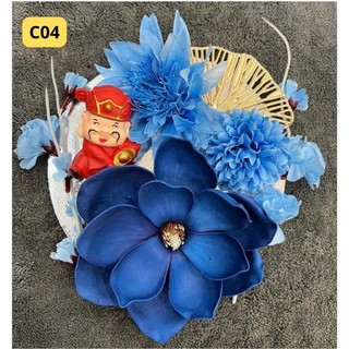 Phụ Kiện Set Hoa Trang Trí Tháp Bánh Tài Lôc Giỏ Hoa Quả - Hoa trang trí tết,oản tài lộc,tháp bánh dâng lễ