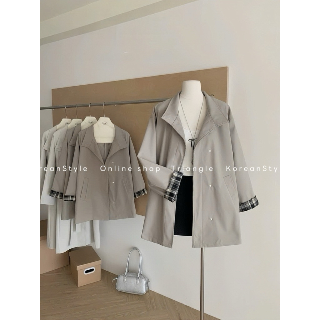 TRIANGLE - Caro Trendcoat (Cân nhắc kỹ, returned is not welcomed)- Áo khoác trendcoat dáng dài vừa phong cách Hàn Quốc