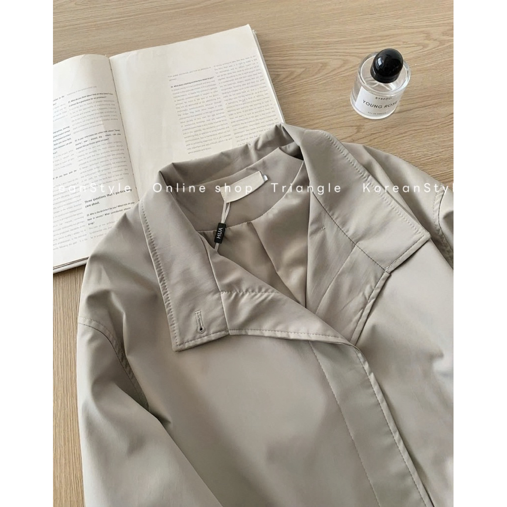 TRIANGLE - Caro Trendcoat (Cân nhắc kỹ, returned is not welcomed)- Áo khoác trendcoat dáng dài vừa phong cách Hàn Quốc