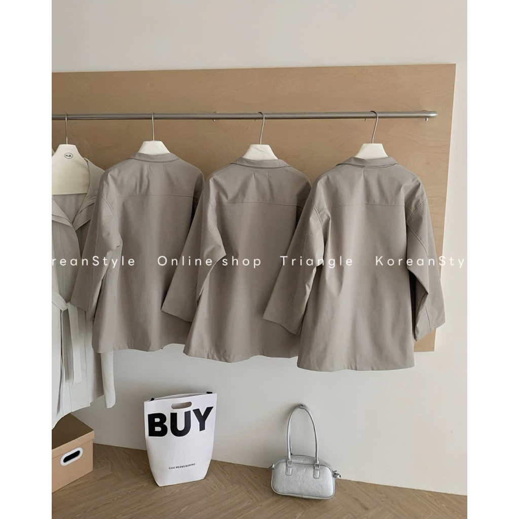 TRIANGLE - Caro Trendcoat (Cân nhắc kỹ, returned is not welcomed)- Áo khoác trendcoat dáng dài vừa phong cách Hàn Quốc
