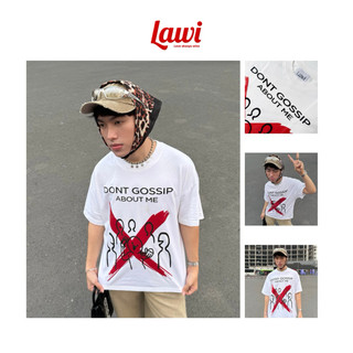 Áo Thun Big Boxy Local Brand Lawi Cotton Cổ Tròn Form Rộng Unisex Nam Nữ "Cá Tính" Oversize
