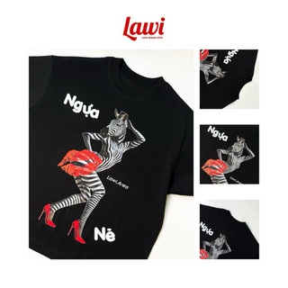 Áo Thun Big Boxy Local Brand Lawi Cotton Cổ Tròn Form Rộng Unisex Nam Nữ "Cực Ngầu" Oversize