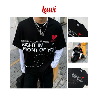 Áo Thun Big Boxy Local Brand Lawi Cotton Cổ Tròn Form Rộng Unisex Nam Nữ "Cực Ngầu" Oversize