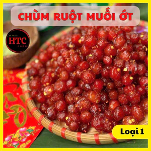Chùm ruột sấy muối ớt nhà làm loại 1 dẻo chua cay mặn ngọt cực ngon, món ăn vặt gây nghiện, HTC Food