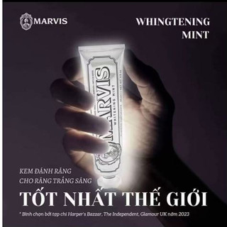 【Hàng chính hãng nhập khẩu】Kem Đánh Răng Ý Marvis Classic 85ml Đủ LoạiMarvis Bạc Hà   Smokers Strong