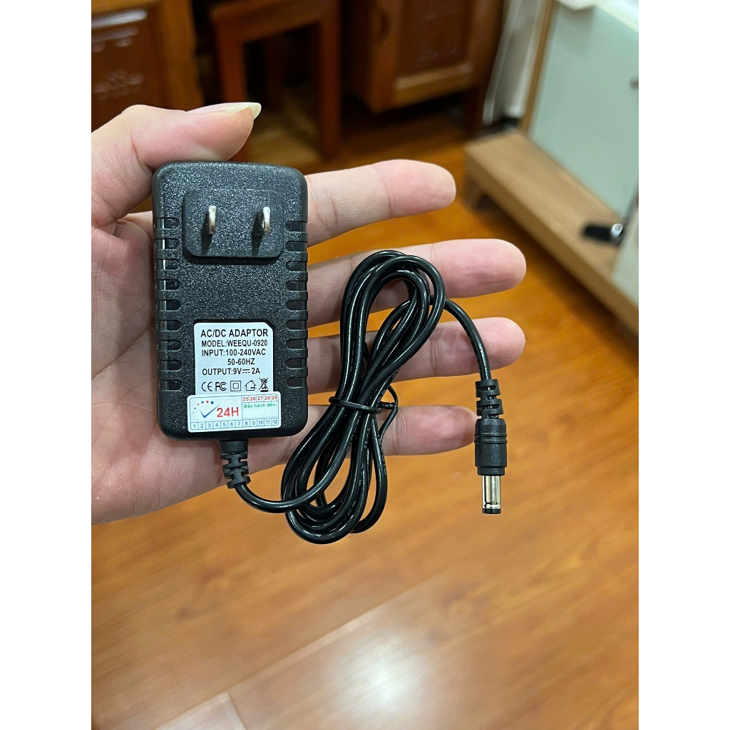 Adaptor nguồn 9V Power Supply for Boss VE-20, VE-500 Vocal