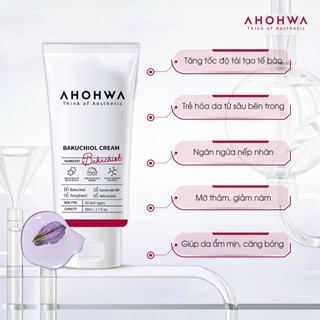 Ahohwa - Bakuchiol Cream - Kem dưỡng tái tạo, trẻ hoá, giảm nhăn - 50ml