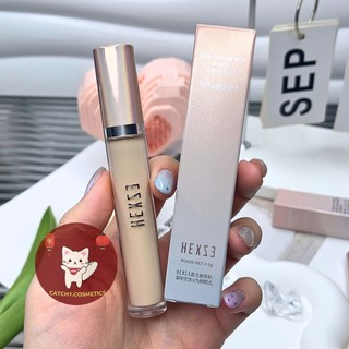 [HEXZE] Che Khuyết Điểm Hexze Vỏ Ánh Hồng, Dạng Kem Finish Lì, Feather Sense Alete Concealer, 4.5g