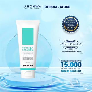 Ahohwa - Vitamin K Cream - Kem phục hồi da mỏng đỏ, giãn mao mạch, nhiễm Cortiocid - 50gr