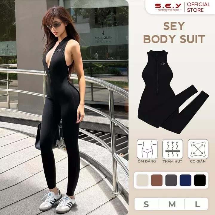 Đồ tập gym nữ, Bộ jum tập yoga BODY SUIT, Set đồ tập gym nữ, cao cấp, tôn dáng, co giãn 4 chiều
