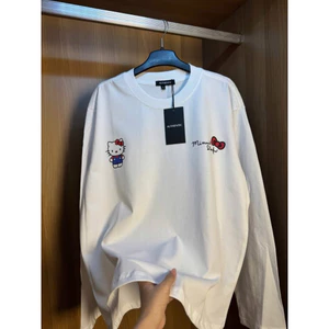 Áo thun chất cotton su dài tay form rộng - thun dài tay kitty minne