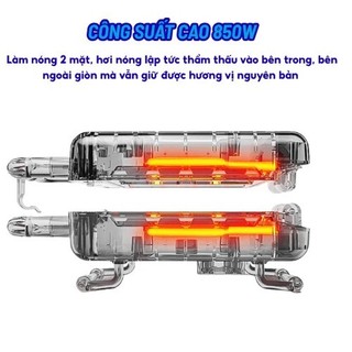 Máy Kẹp - Ép Bánh Mì Sandwich Đa Năng – Nướng BBQ Gia Đình, Công Suất 850W Tiện Dụng