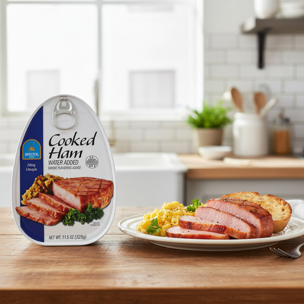 Thịt hộp Hà Lan Cao Cấp Bristol Cooked Ham 325gr