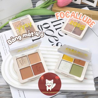 [FOCALLURE] Bảng Mắt 4 Ô FOCALLURE, 4 Colors Eyeshadow Palette, 5g (FA177)