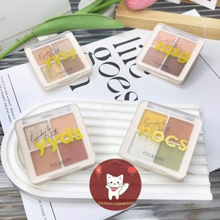 [FOCALLURE] Bảng Mắt 4 Ô FOCALLURE, 4 Colors Eyeshadow Palette, 5g (FA177)