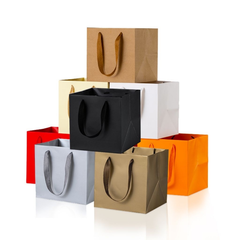 Túi giấy vuông cao cấp nhiều màu. | Shopee Việt Nam
