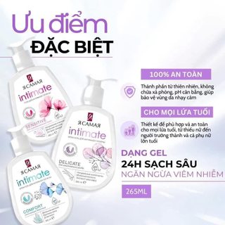 Dung Dịch Vệ Sinh Intimate Ya Samaya Nga 265ml Mềm Mịn Cấp Ẩm Duy Trì Độ PH Chính Hãng - Bebeau