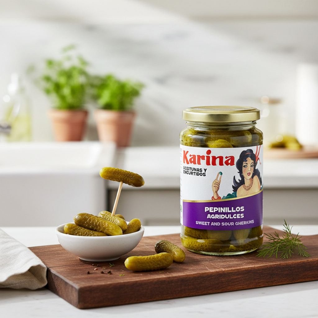 Dưa bao tử ngâm Karina Spanish Pepinillos 360gr