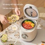 Nồi Cơm Điện Tử Cảm Ứng ZemKon, Dung Tích 1,2 Lít Và 2,5 Lít, Ruột Nồi Inox 5 Lớp Chống Dính An Toàn — ảnh 4
