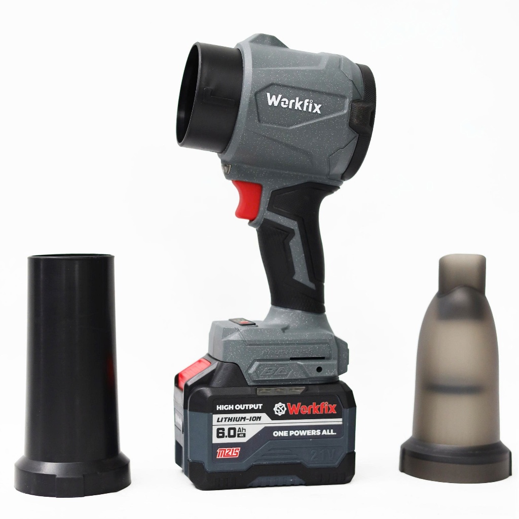 Máy Thổi Phản Lực Kèm Hút Bụi WORKFIX WF-PL1000G, Áp Lực Gió 1000g, 3 Cấp Tốc Độ - Chân Phổ Thông