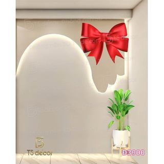 Phông Nền 3D/5D Mẫu Nơ Hiện Đại Phù Hợp Livestream, Chụp Ảnh, Decor Shop