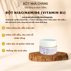 Bột Niacinamide (Vitamin B3) nguyên chất – Dưỡng sáng và đều màu da body
