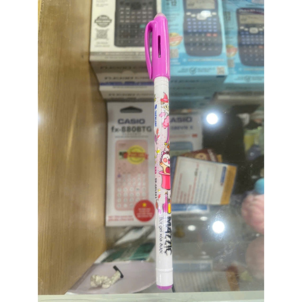 Bút gel  xoá được MAZZIC ,bút gel Thiên Long TP- GELEO1 ngòi 0.5mm bút mực xoá