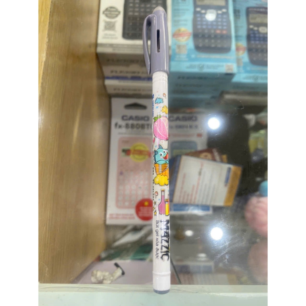 Bút gel  xoá được MAZZIC ,bút gel Thiên Long TP- GELEO1 ngòi 0.5mm bút mực xoá