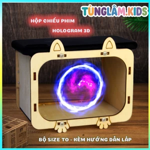 [HỘP TO] HỘP CHIẾU PHIM HOLOGRAM 3D CHO BÉ YÊU CÓ KÈM HƯỚNG DẪN CHI TIẾT