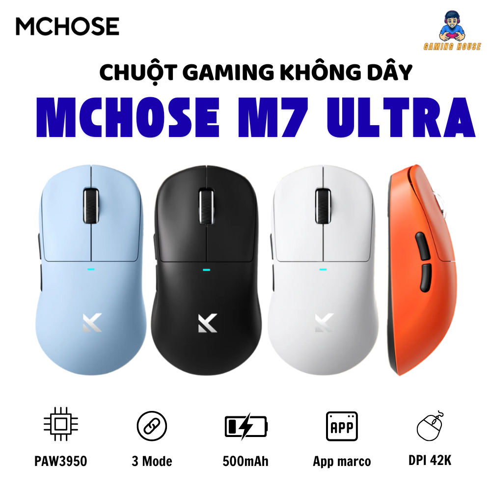 Chuột gaming MCHOSE M7 Ultra