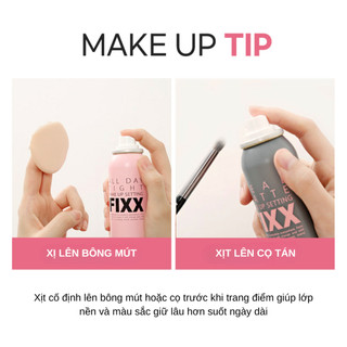Xịt Khóa Nền So Natural All Day Tight Make Up Setting Fixx Giữ Makeup Lâu Trôi Lớp Nền Tự Nhiên
