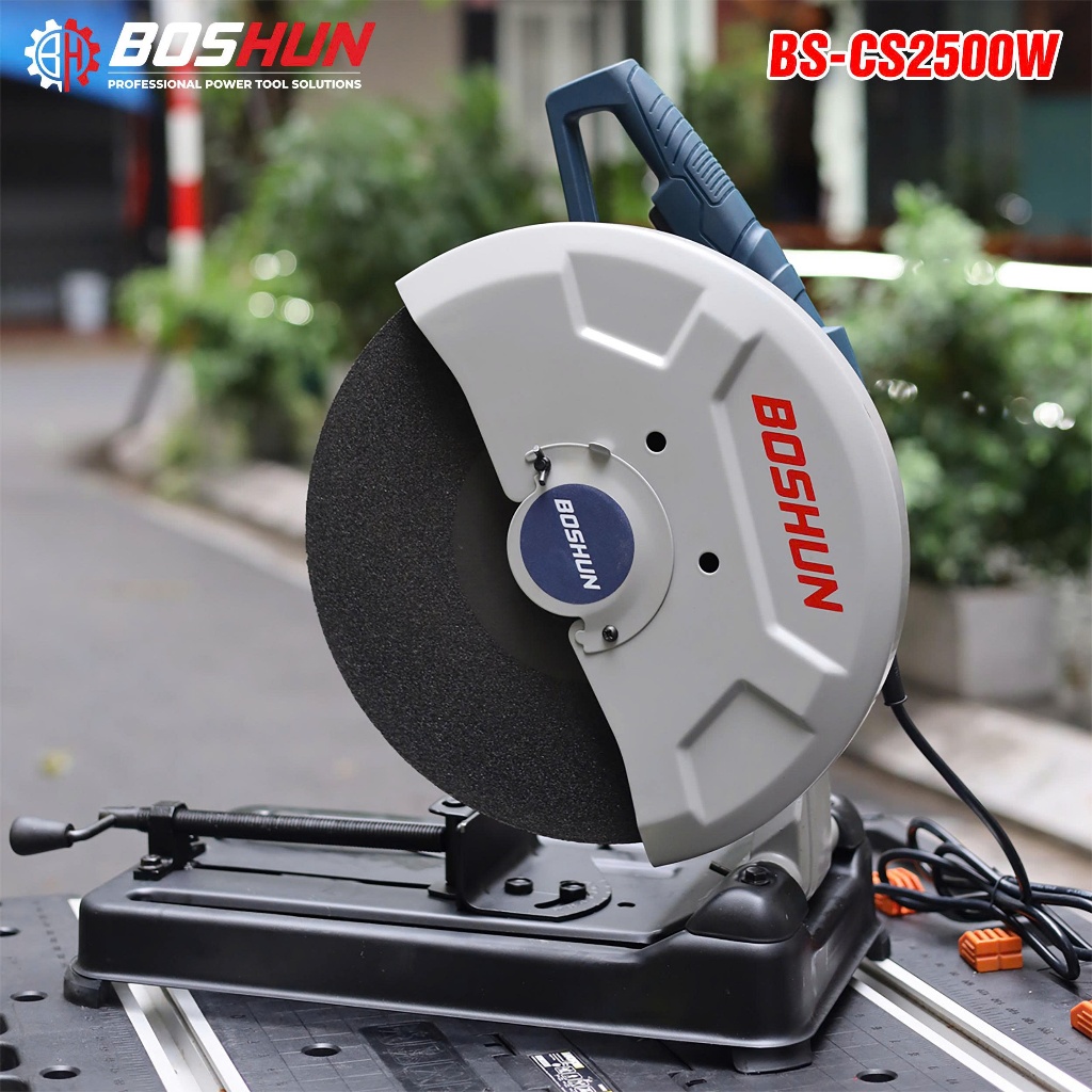 Máy Cắt Sắt Bàn BOSHUN BS-CS2500W, Công Suất 2500w, Lưỡi 355mm - Động Cơ Dây Đồng 100%