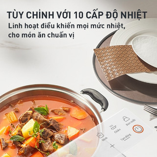 [TẶNG NỒI] Bếp từ đơn 2200W Joyoung JIC-219 - Mặt kính Microcrystalline - Gia nhiệt nổi 3D