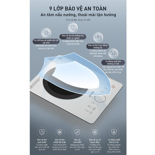 [TẶNG NỒI] Bếp từ đơn 2200W Joyoung JIC-219 - Mặt kính Microcrystalline - Gia nhiệt nổi 3D