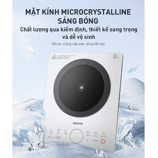 [TẶNG NỒI] Bếp từ đơn 2200W Joyoung JIC-219 - Mặt kính Microcrystalline - Gia nhiệt nổi 3D
