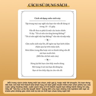 Sách - Úm Ba La Ra Quyết Định (The Book Of Answers)
