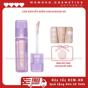 GIRLS CRUSH Kem Che Khuyết Điểm GIRLS CRUSH Matte Velvet Concealer Bắt Sáng Mỏng Mịn 8g
