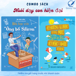 Sách Combo 2 Quyển Nuôi Dạy Con Hiện Đại (Bài Học Của Ông Bố Silicon + Chiến Lược Của Mẹ Thay Đổi Cuộc Đời Con)