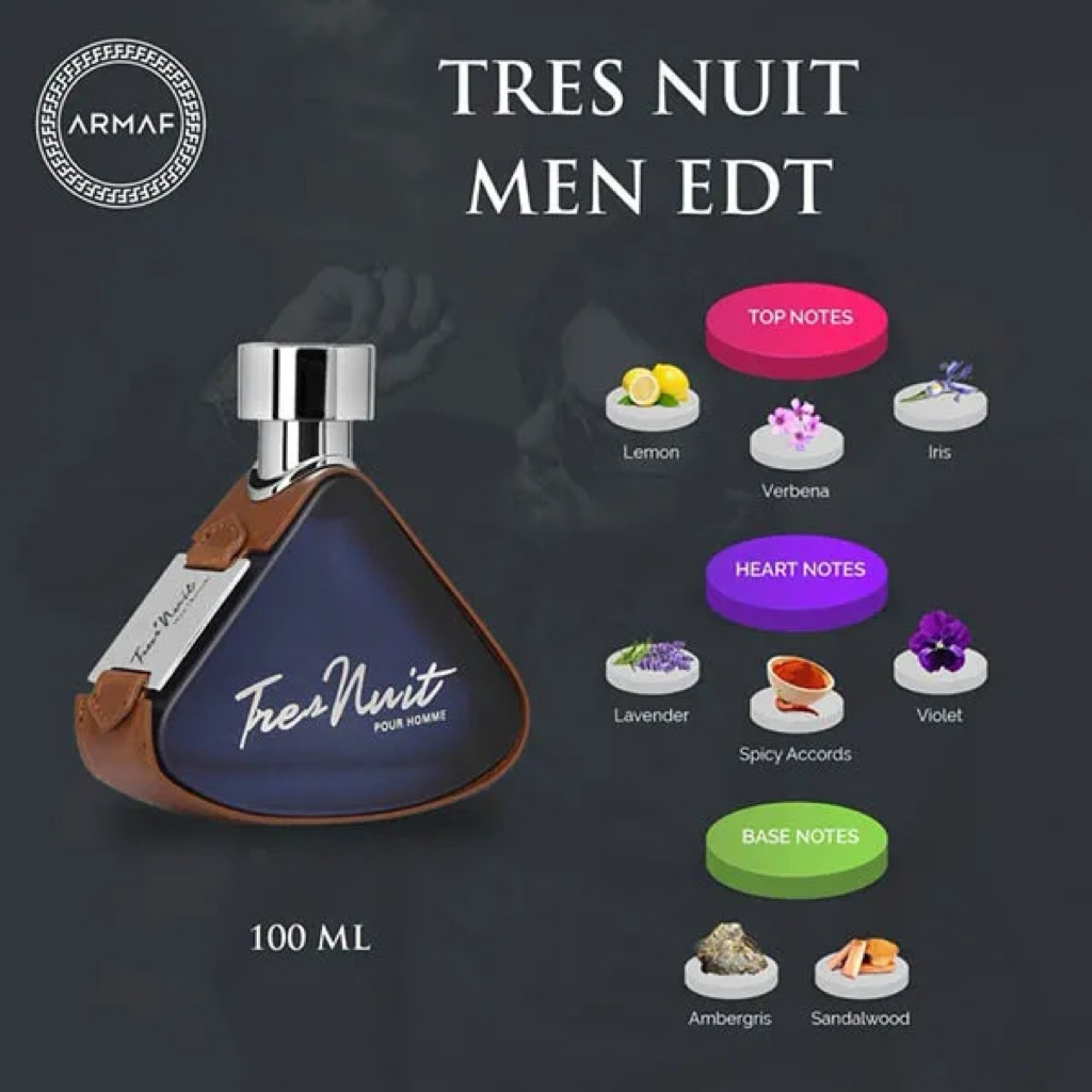 [Hỏa tốc] Nước hoa Armaf Tres Nuit Pour Homme EDP 100ml