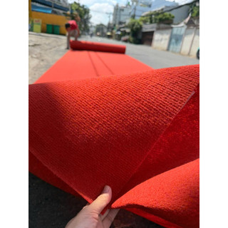 Thảm nỉ sự kiện màu đỏ hàng đẹp, Combo 10-20m2, trang trí sân khấu quán xá nhà hàng bền đẹp